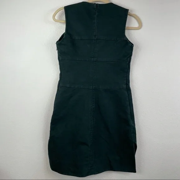 CARVEN Dexter Shift Dress in Green Size 34 - Picture 3 of 11